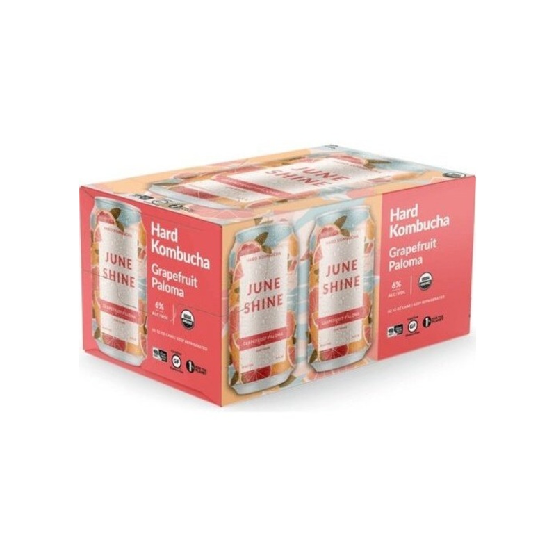 JUNESHINE Hard Kombucha Grapefruit 6pk