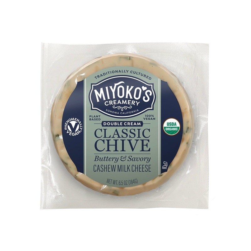 MIYOKO'S CREAMERY Double Cream Classic Chive Cashew Milk Cheese