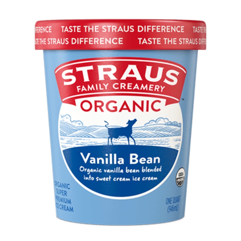 STRAUS Original Vanilla Bean Ice Cream