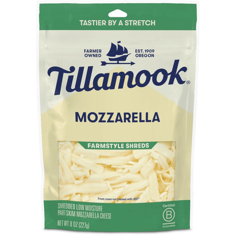 TILLAMOOK Farmstyle Shredded Mozzarella Cheese