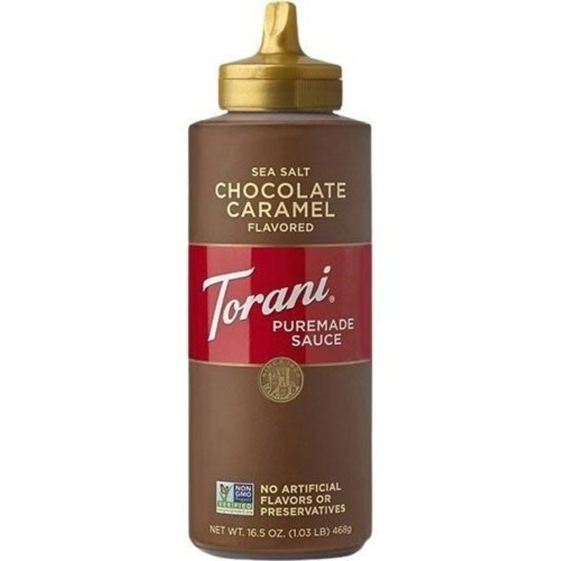 TORANI Chocolate Caramel Sauce 16.5oz