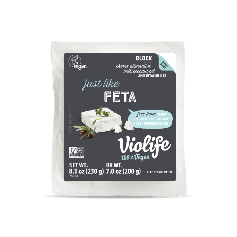 VIOLIFE Just Like Greek Feta Vegan Cheese Block