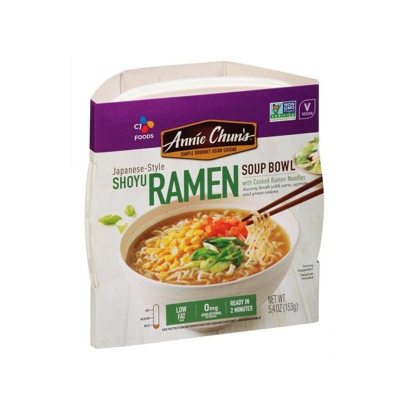 ANNIE CHUN'S Shoyu Instant Ramen Soup Bowl