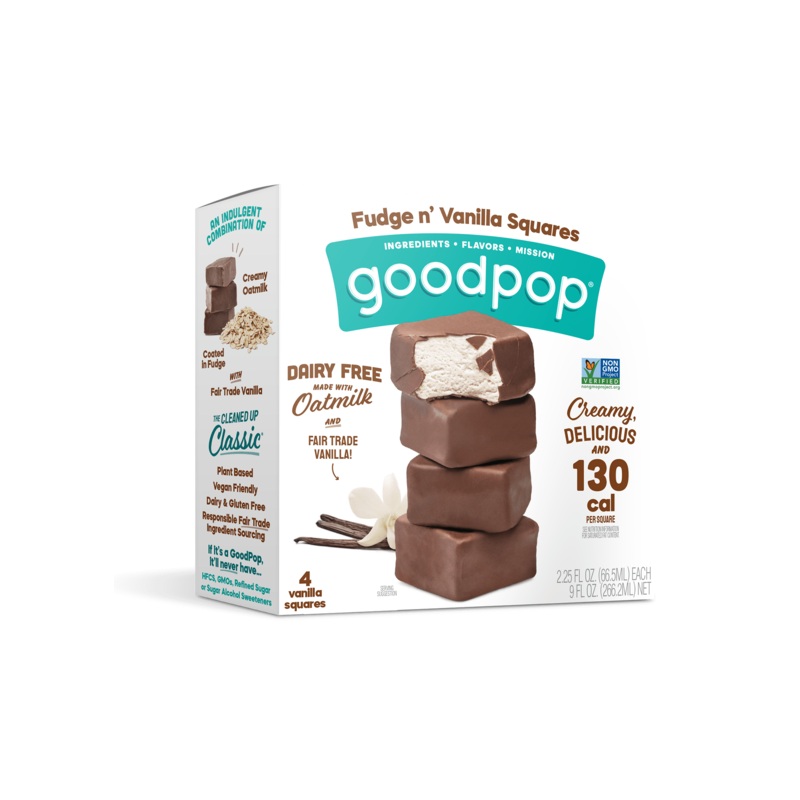 GOODPOPS Fudge N' Vanilla Squares