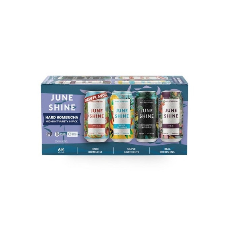 JUNESHINE Hard Kombucha Core Variety Pack