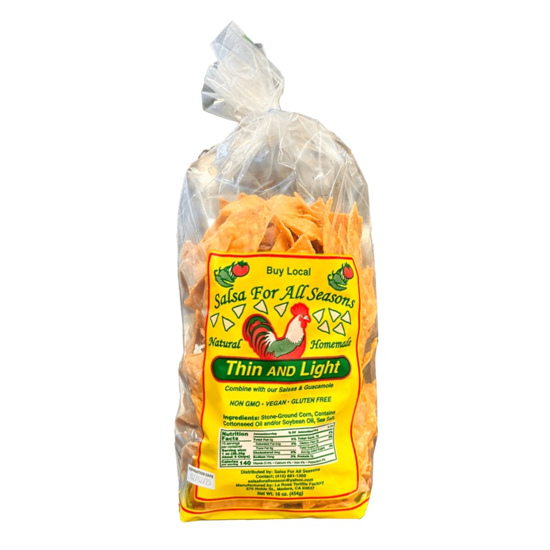 SALSA FOR ALL SEASONS Sabroso Thin & Light Chips