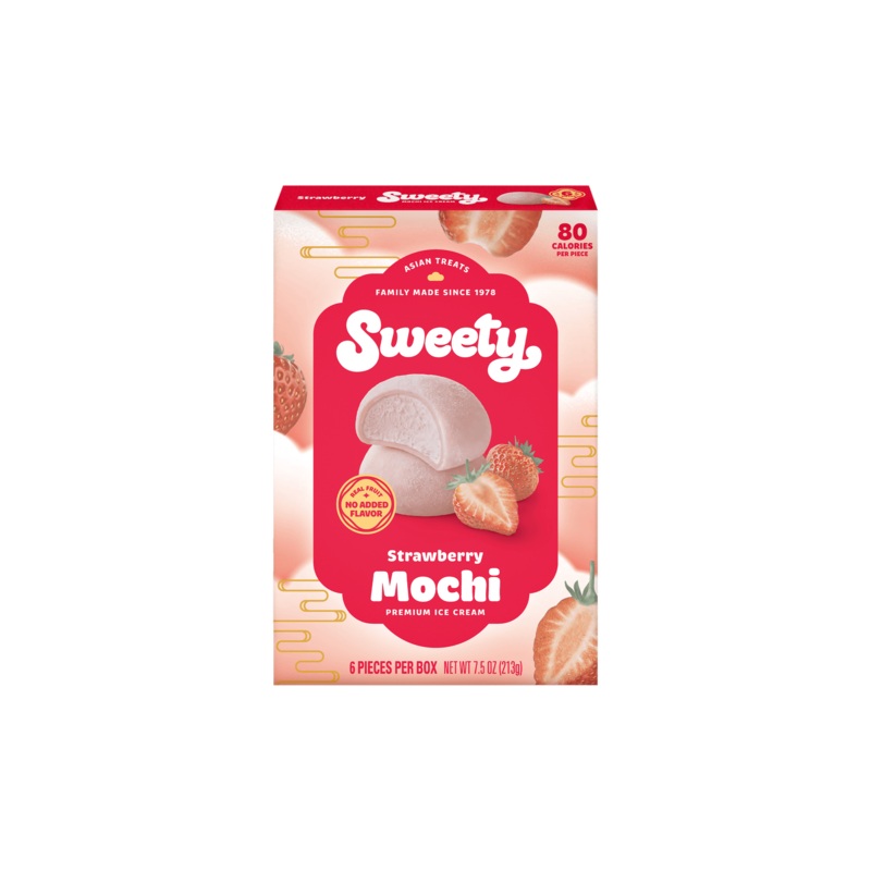 SWEETY Strawberry Mochi Ice Cream