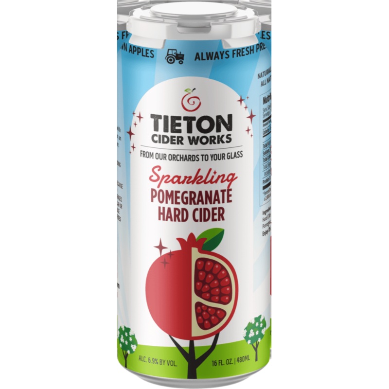 TIETON Sparkling Pomegranate Cider