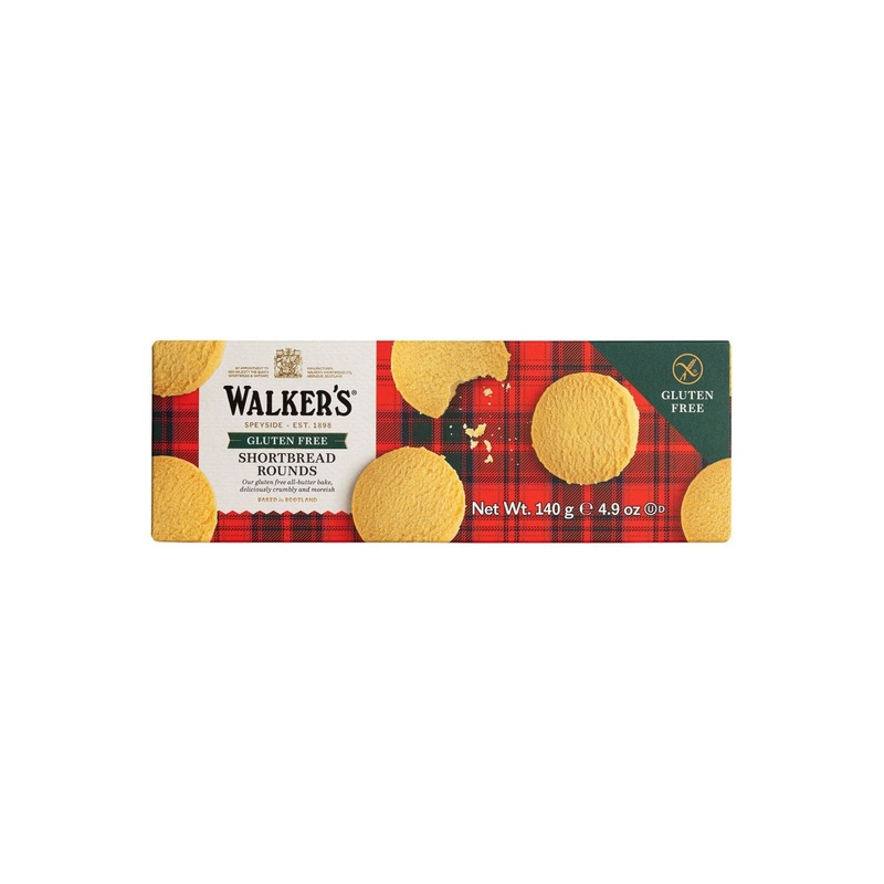 WALKERS Gluten Free Shortbread Rounds