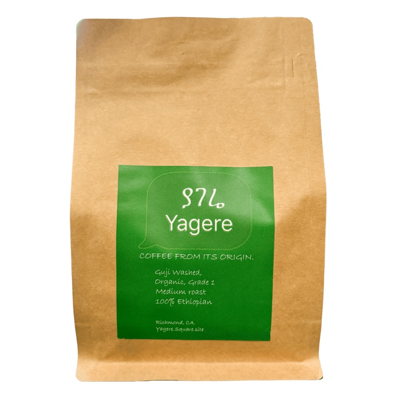 YAGERE Guji Washed Ethiopian Medium Roast 8oz