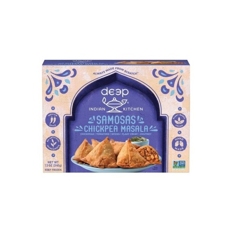 DEEP INDIAN KITCHEN Chickpea Masala Samosa
