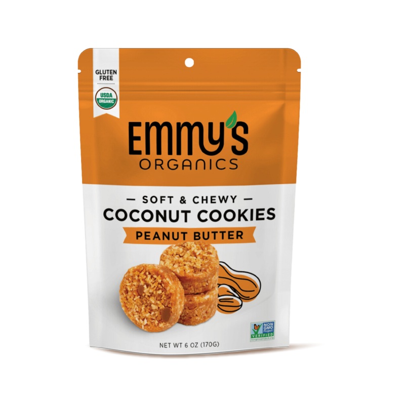 EMMY'S ORGANICS Peanut Butter Coconut Cookies