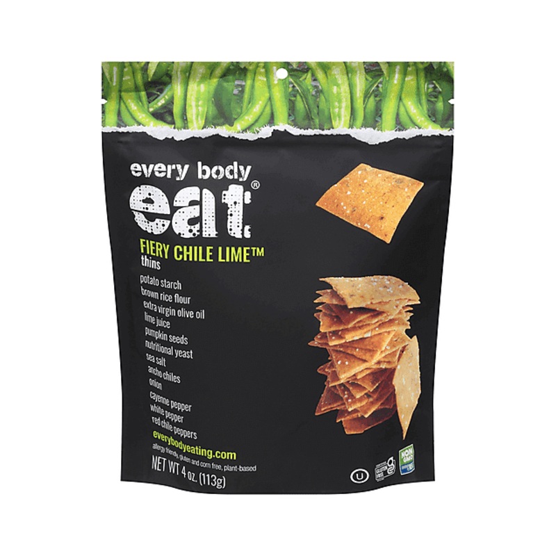 EVERY BODY EAT Fiery Chile Lime Thins