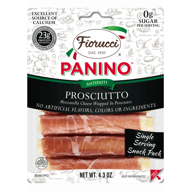 FIORUCCI Prosciutto and Mozzarella Panino Tray
