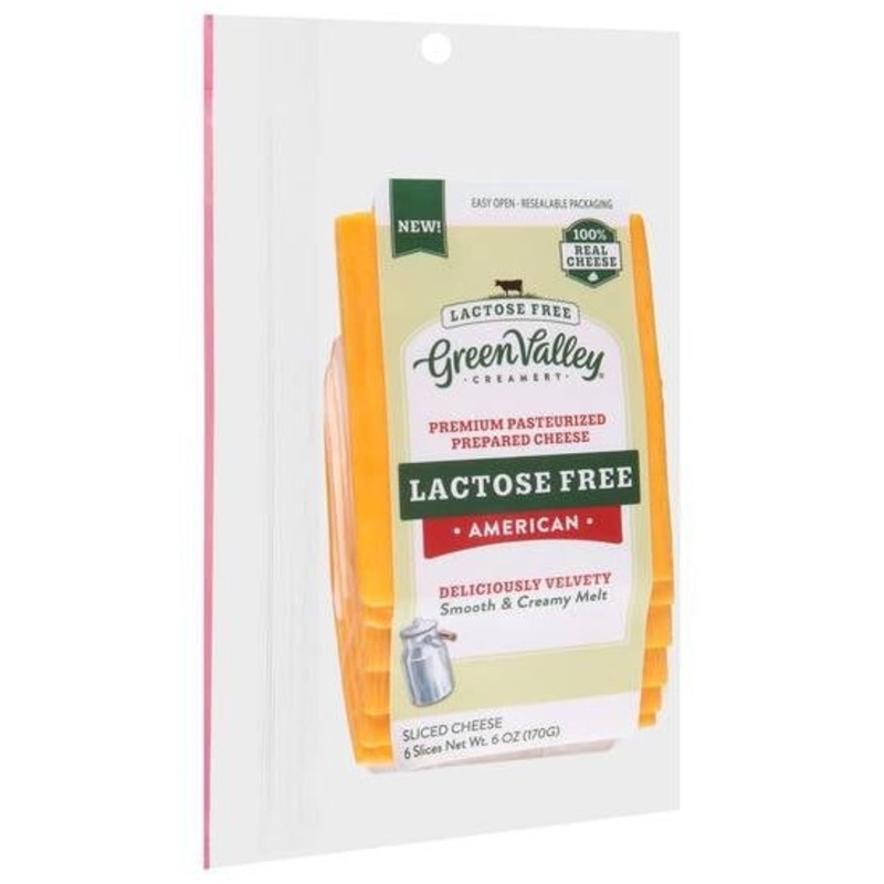 GREEN VALLEY ORGANICS Lactose Free American Sliced Cheese