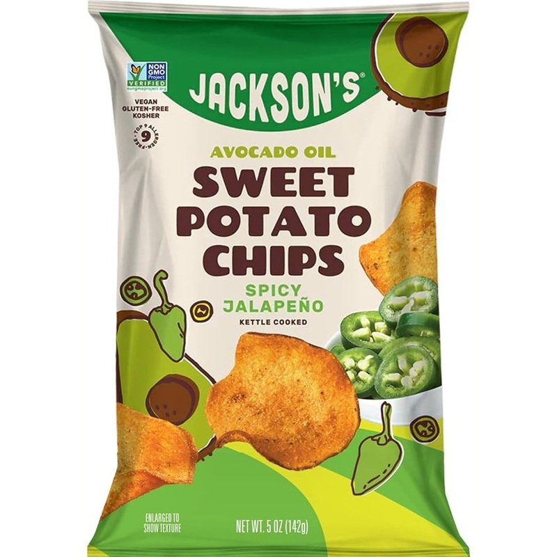 JACKSON'S CHIPS Spicy Jalapeo Sweet Potato With Avocado Oil