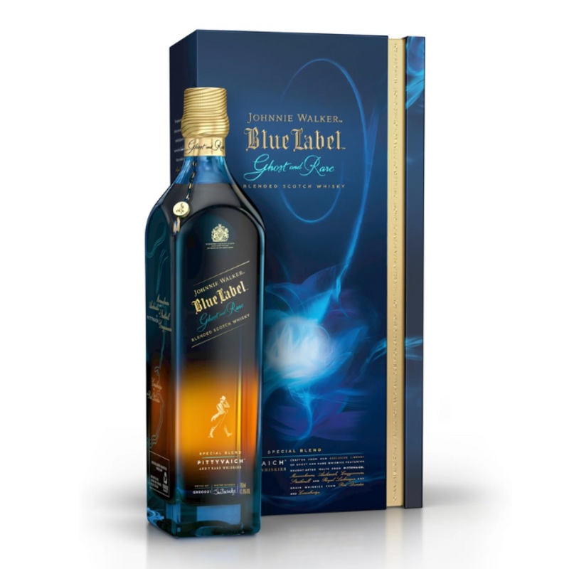 Johnnie Walker Blue Label Ghost and Rare Pittyvaich Blended Scotch Whisky 750ml