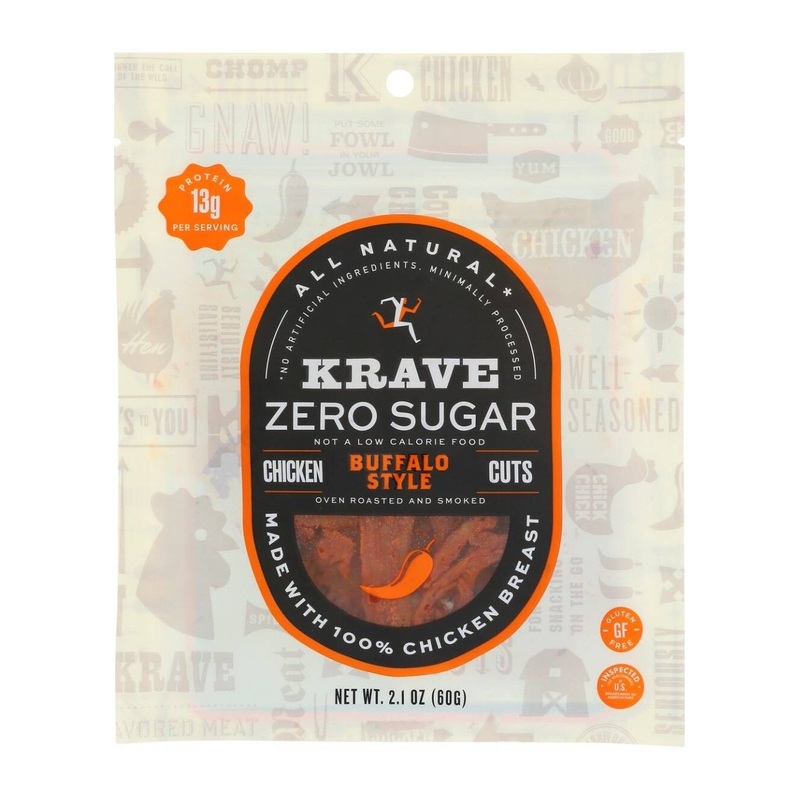 KRAVE Zero Sugar Buffalo Plant-Based Jerky