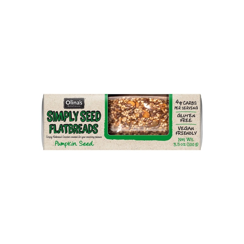 OLINA'S Simply Seed Flatbreads Pumpkin Seeds