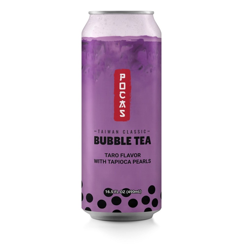POCAS Taro Bubble Tea With Tapioca Pearls