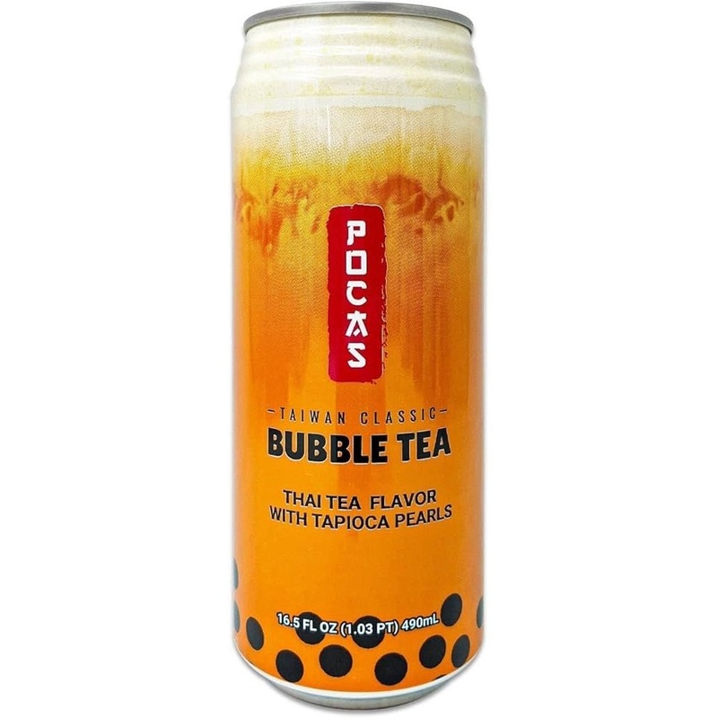 POCAS Thai Bubble Tea With Tapioca Pearls