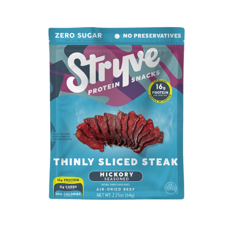 STRYVE PROTEIN SNACKS Smoked Hickory Sliced Biltong