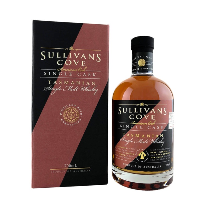 Sullivans Cove American Oak Second Fill Single Cask Single Malt Whisky TD0424 700ml Gift Box
