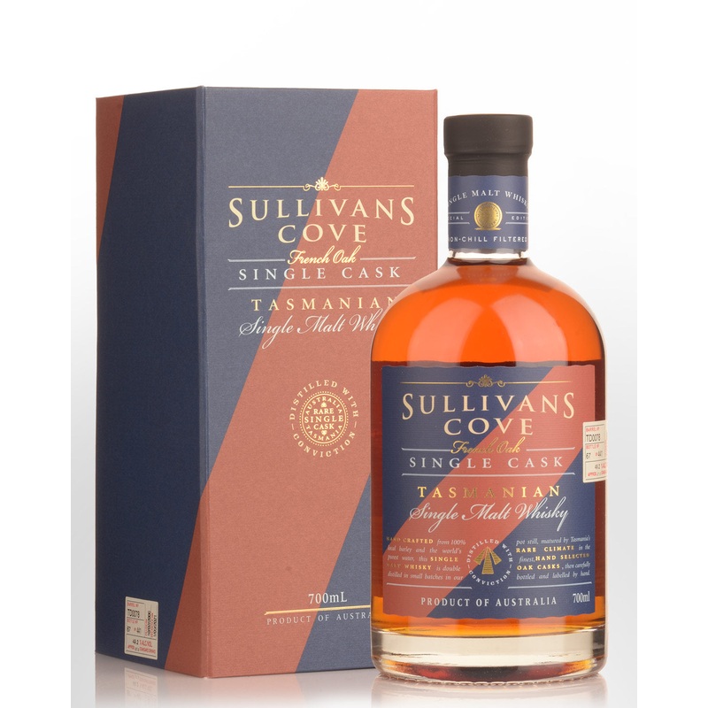 Sullivans Cove French Oak Second-Fill Single Cask Single Malt Whisky TD0455 700ml