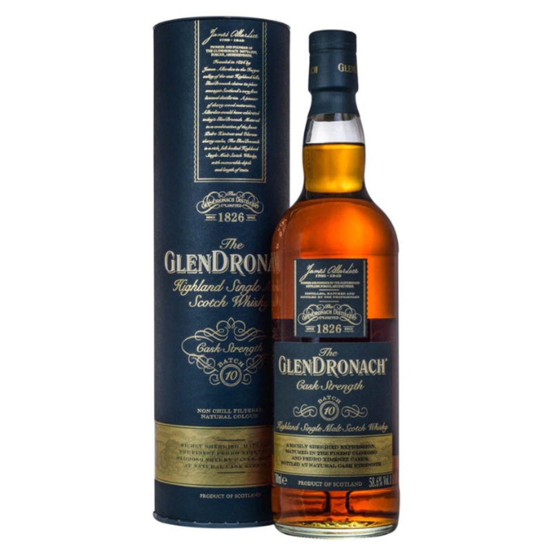 The GlenDronach Cask Strength Batch 10 58.6% 700ml