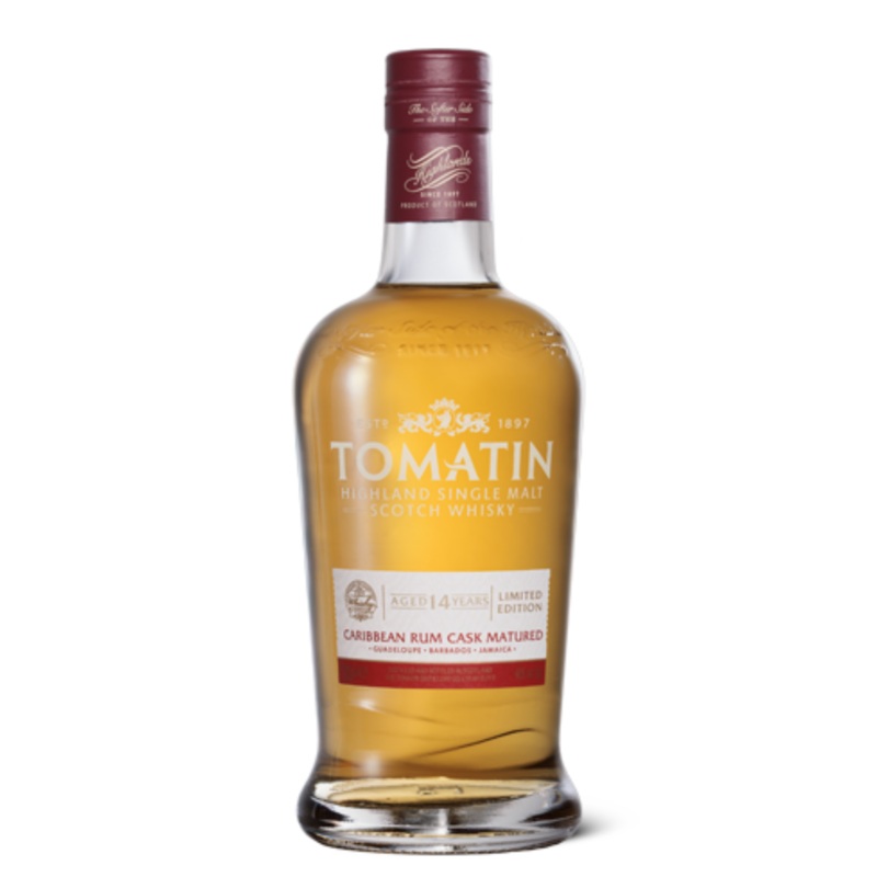 Tomatin 14 Year Old Caribbean Rum Cask Highland Single Malt Scotch Whisky 750ml
