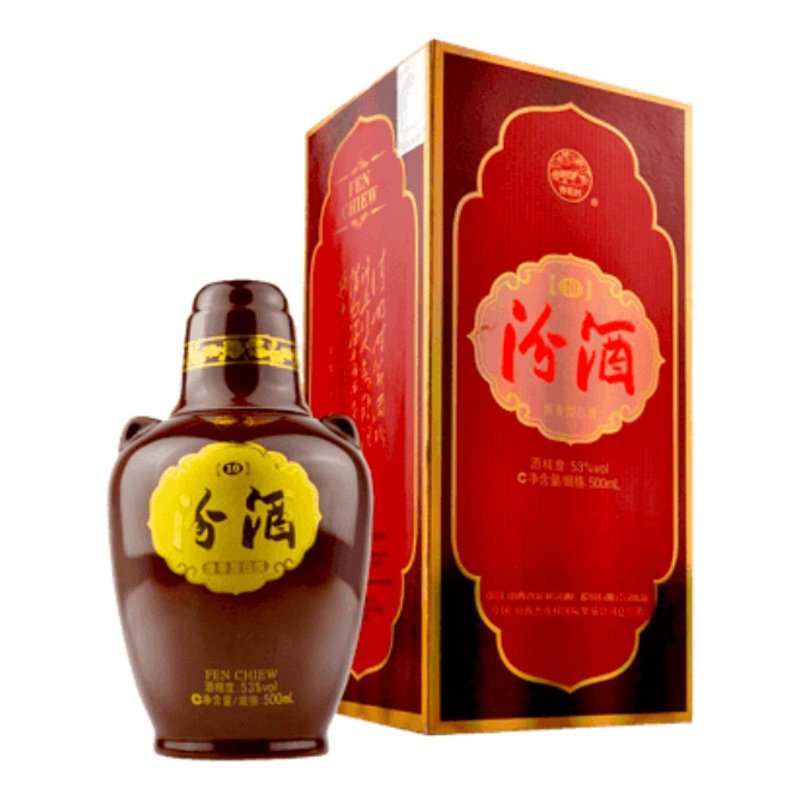FenJiu LaoBaiFen 10 Year Old Fenjiu Baijiu 53% 500ml