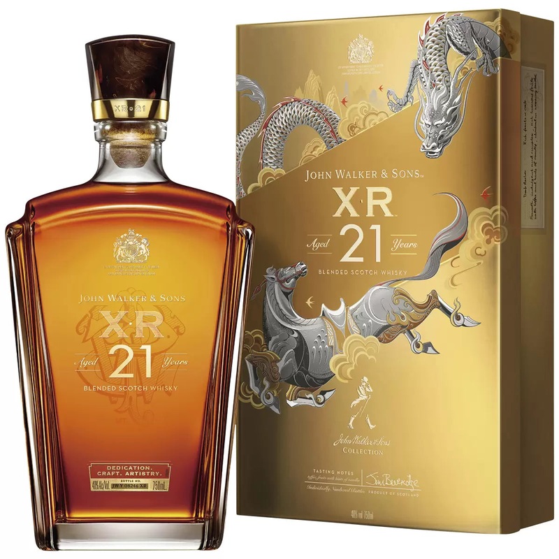 Johnnie Walker & Sons XR 21 Blended Scotch Whisky Lunar New Year Limited Edition 750ml