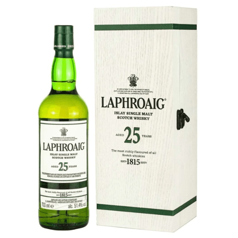 Laphroaig 25 Year Old Single Malt Scotch Whisky 700ml