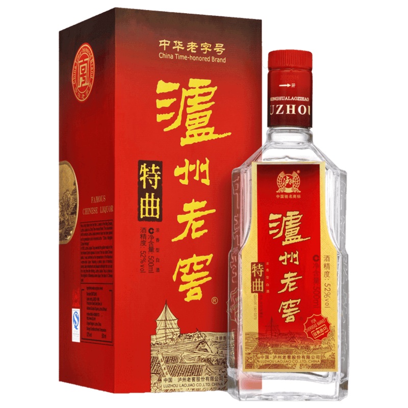 Luzhou Laojiao Te Qu Baijiu 500ml