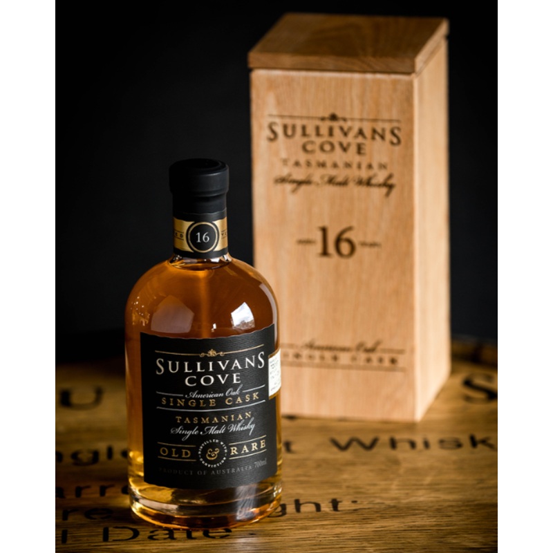 Sullivans Cove 16 YO American Oak Single Cask Old & Rare TD0207 700ml Original Wood Box