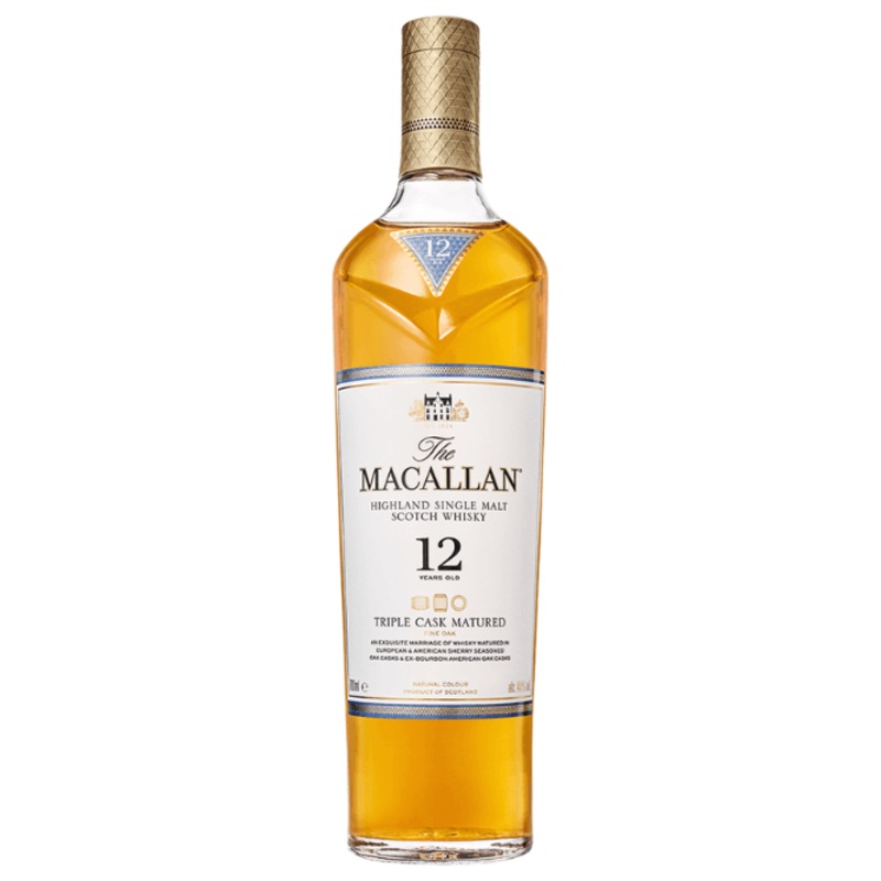 The Macallan 12 Year Old Triple Cask Single Malt Scotch Whisky 700ml