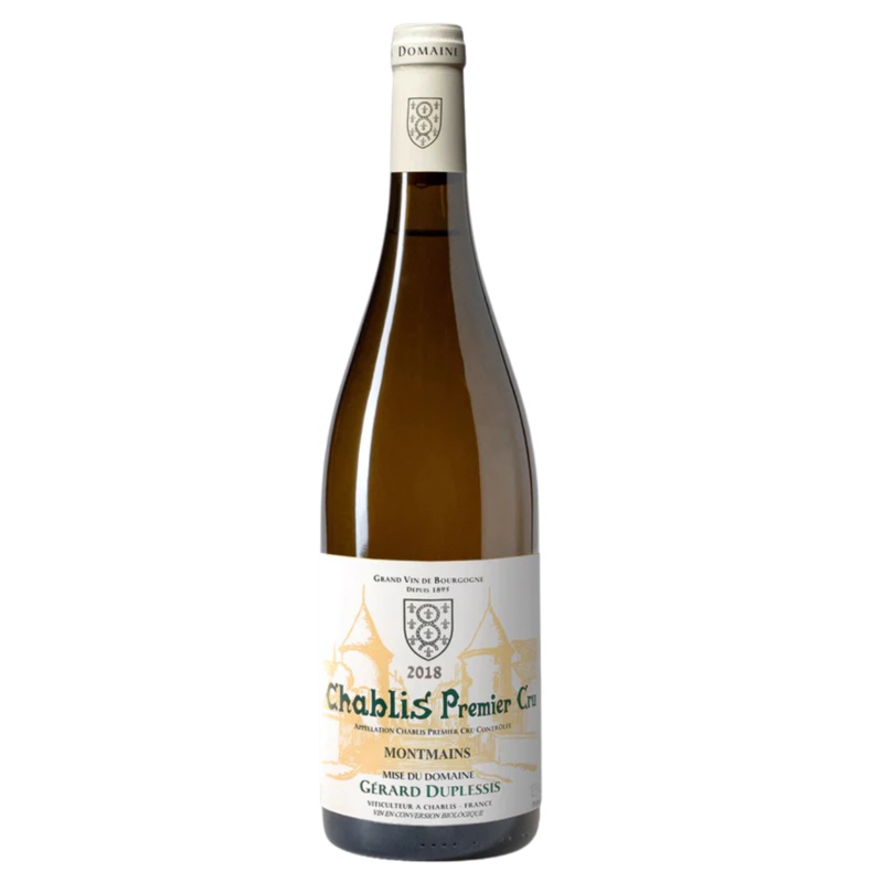 2018 Domaine Gerard Duplessis Montmains Chablis Premier Cru 750ml