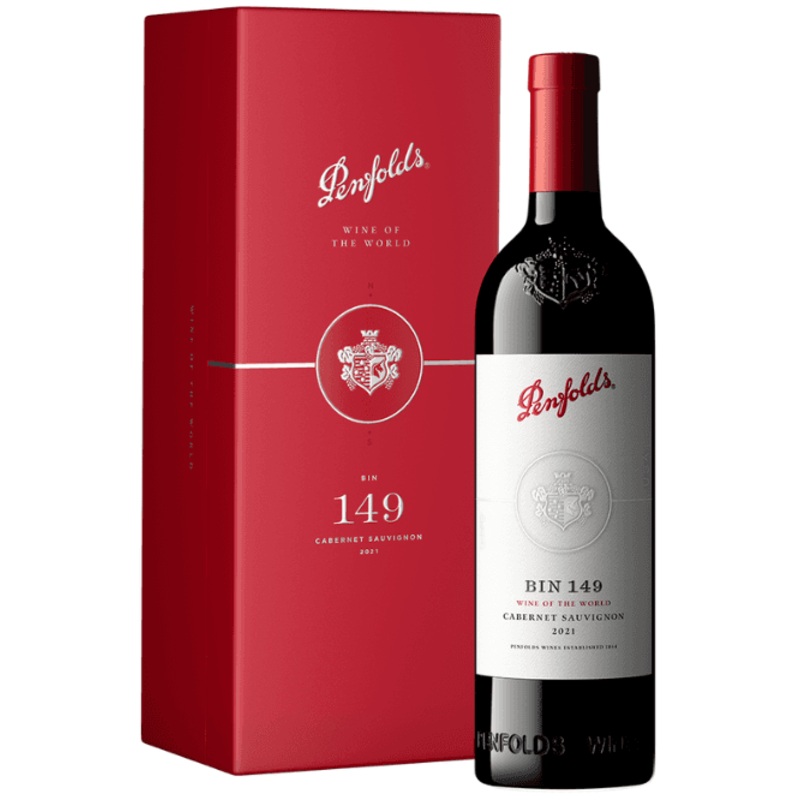2021 Penfolds Bin 149 Wine of the World Cabernet Sauvignon 750ml Gift Box