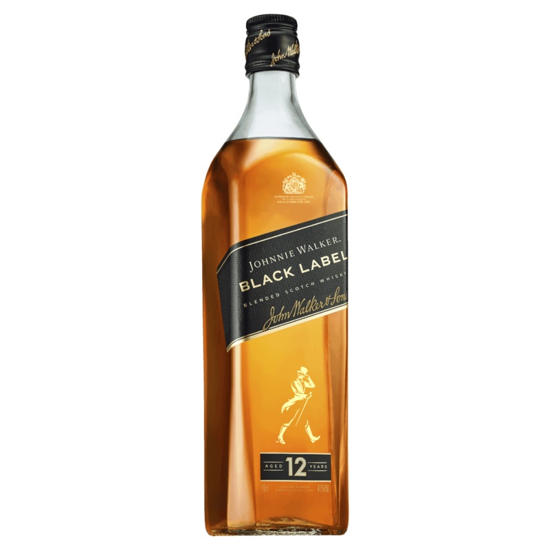 Johnnie Walker Black Label 12 Year Old Blended Scotch Whisky 700ml