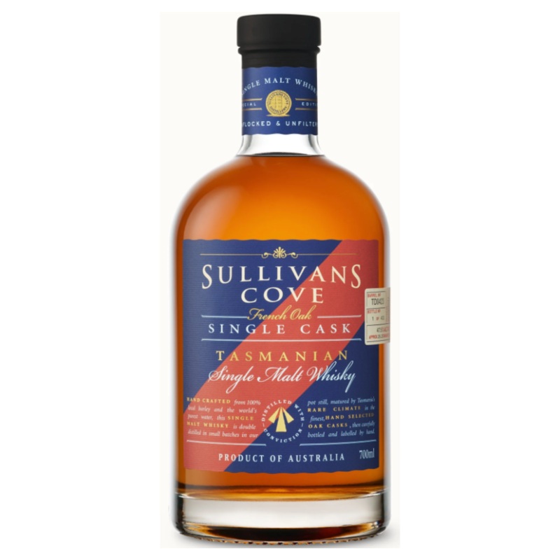 Sullivans Cove Aged 11 Years French Oak Second-Fill Whisky (TD0423) 700ml
