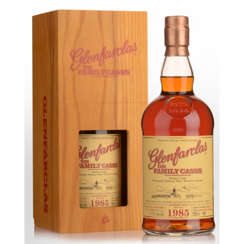 1985 Glenfarclas The Family Casks Cask Strength Single Malt Scotch Whisky 700ml