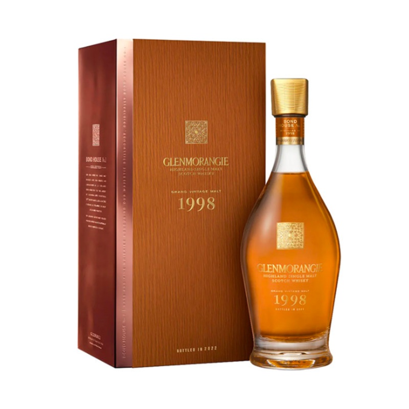 1998 Glenmorangie Grand Vintage Single Malt Scotch Whisky 700ml Gift Box