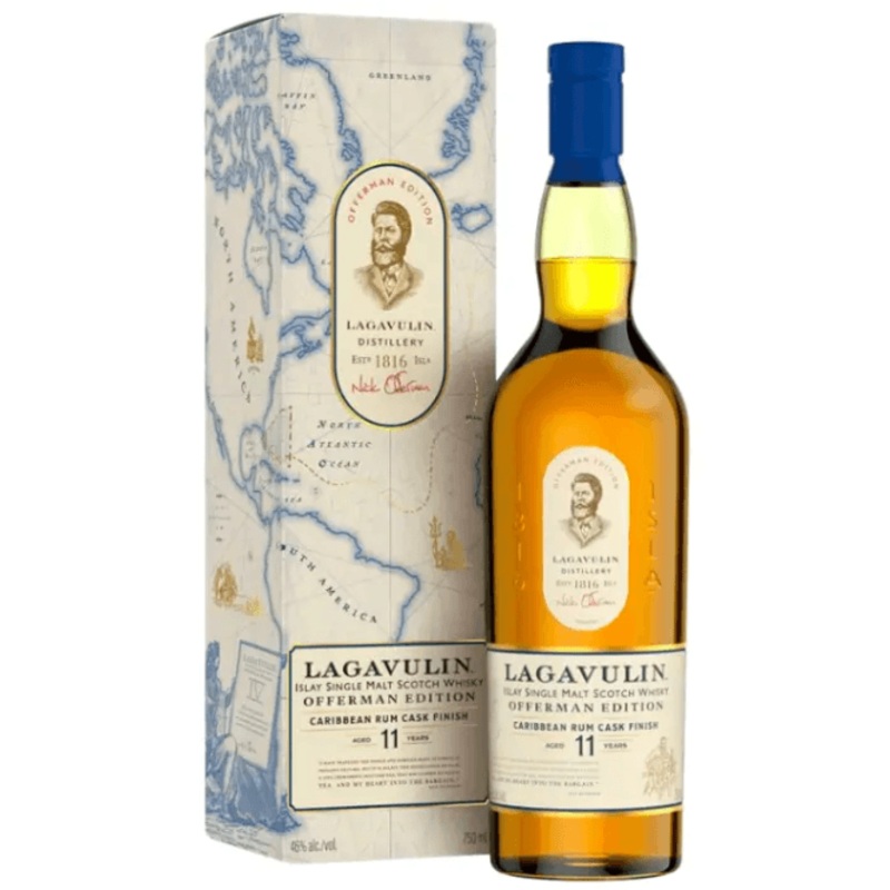 Lagavulin Offerman Edition Caribbean Rum Cask Finish Aged 11 Years Scotch Whisky 750ml