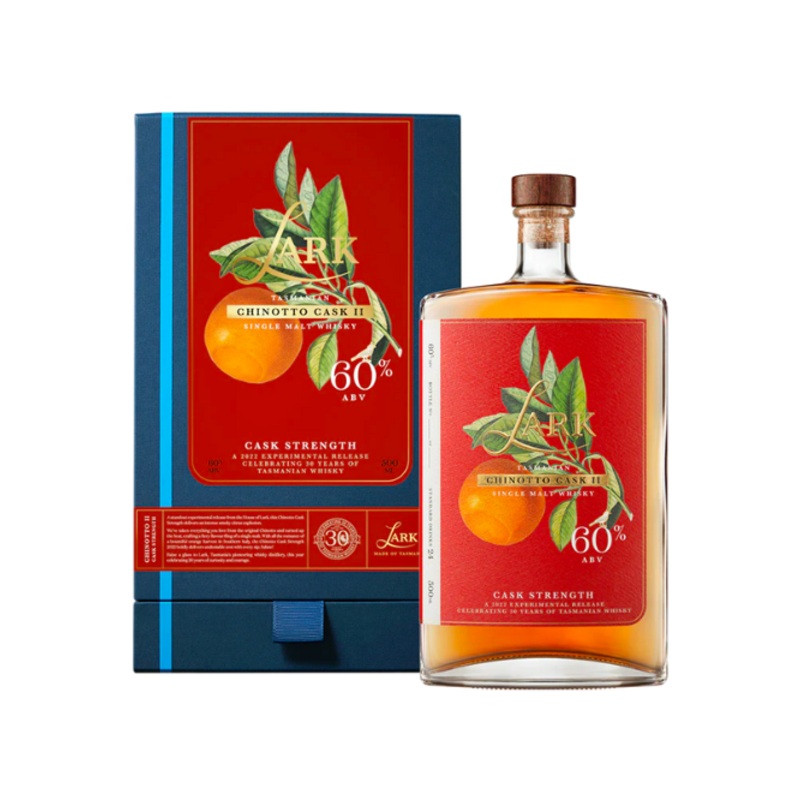 Lark Chinotto Cask II Single Malt Whisky Cask Strength 500ml