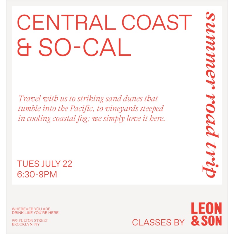 Summer Road Trip: Central Coast & So-Cal AVAs