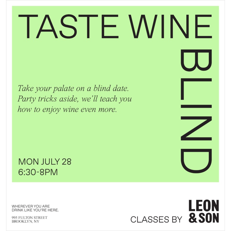 Taste Wine Blind: July 28