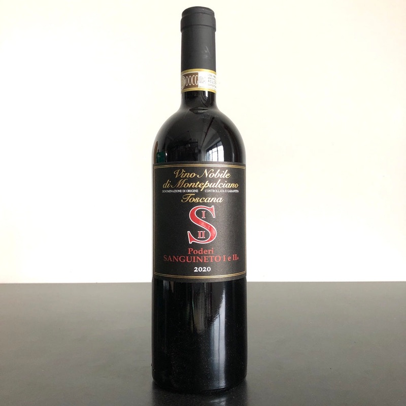 2021 Poderi Sanguineto I & II Vino Nobile di Montepulciano DOCG, Tuscany, Italy