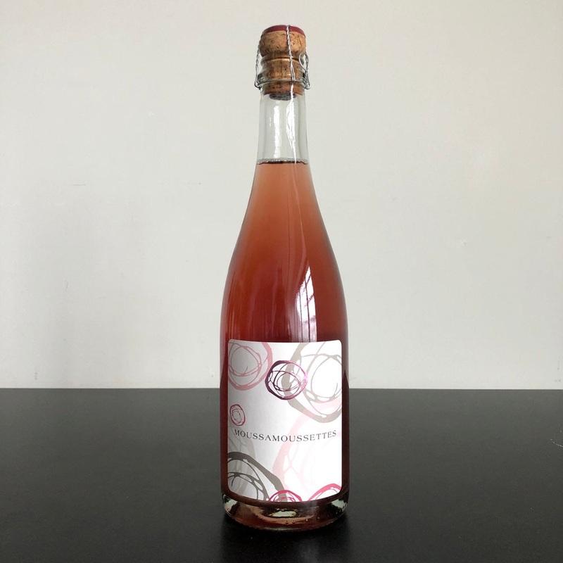 NV Agnes & Rene Mosse Moussamoussettes Petillant Rose, Loire, Vin de France