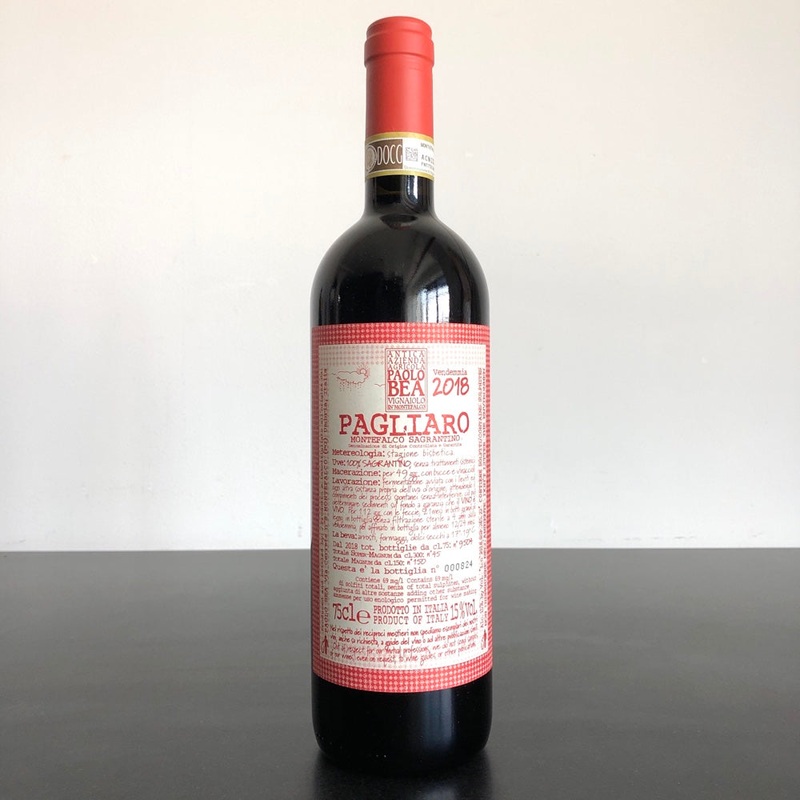 2018 Paolo Bea Pagliaro Secco, Sagrantino di Montefalco DOCG, Italy