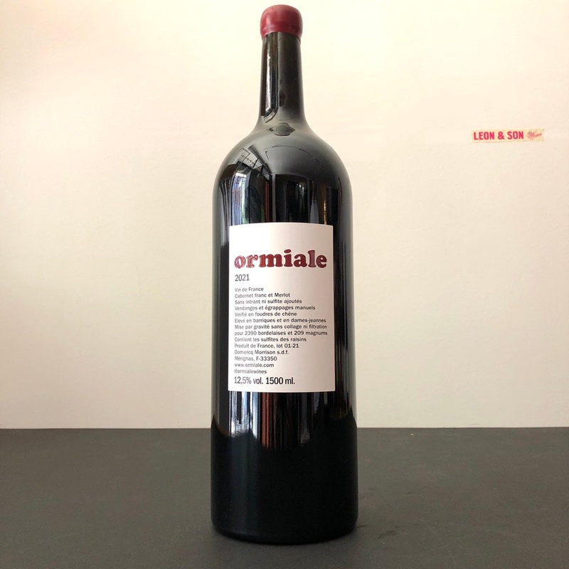 2021 Ormiale Bordeaux Superieur 1.5L Magnum, France